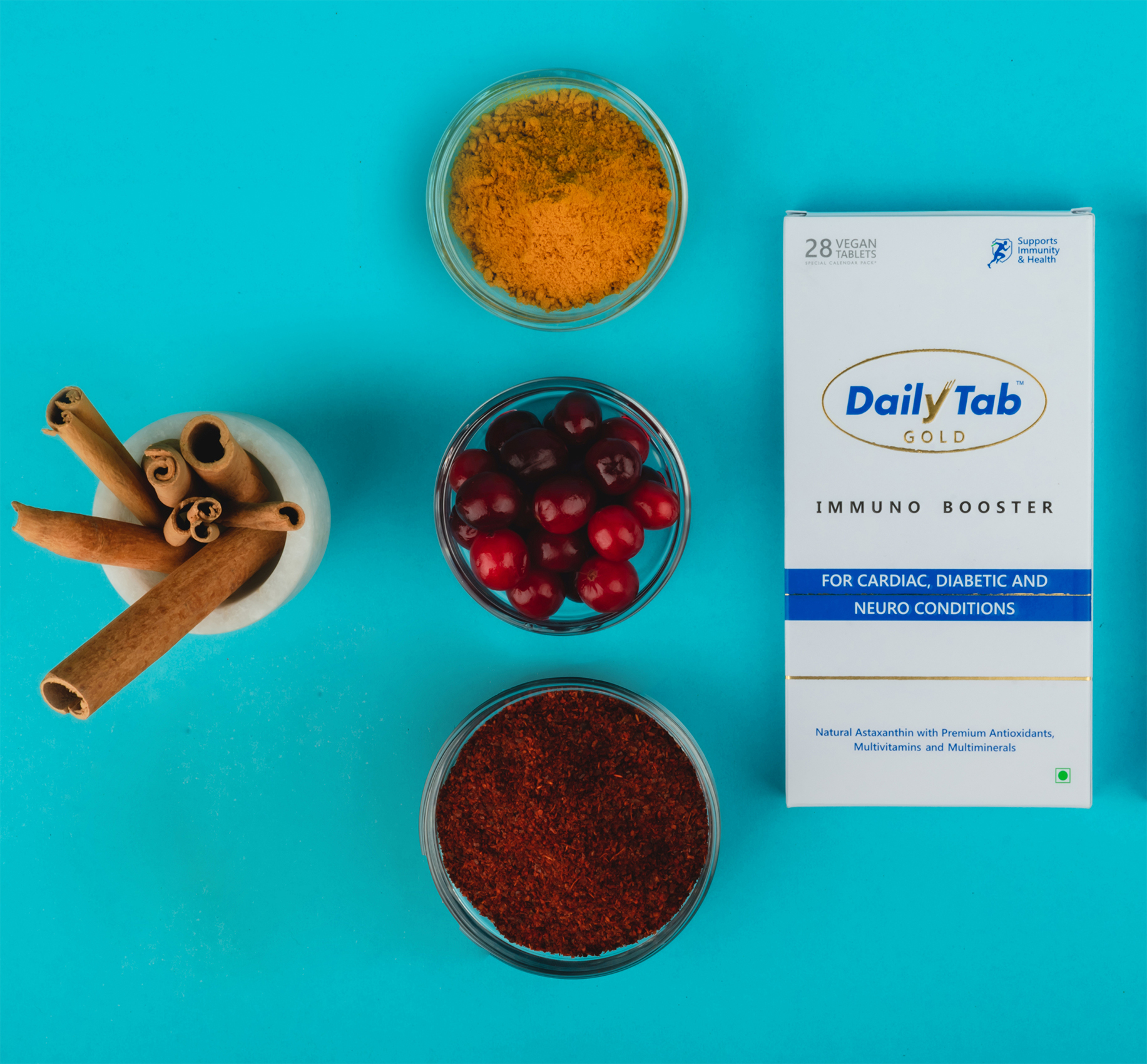 Why taking DailyTab<sup>TM</sup> Gold everyday can be a boon for Cardiac, Neuro & Diabetic Patients.